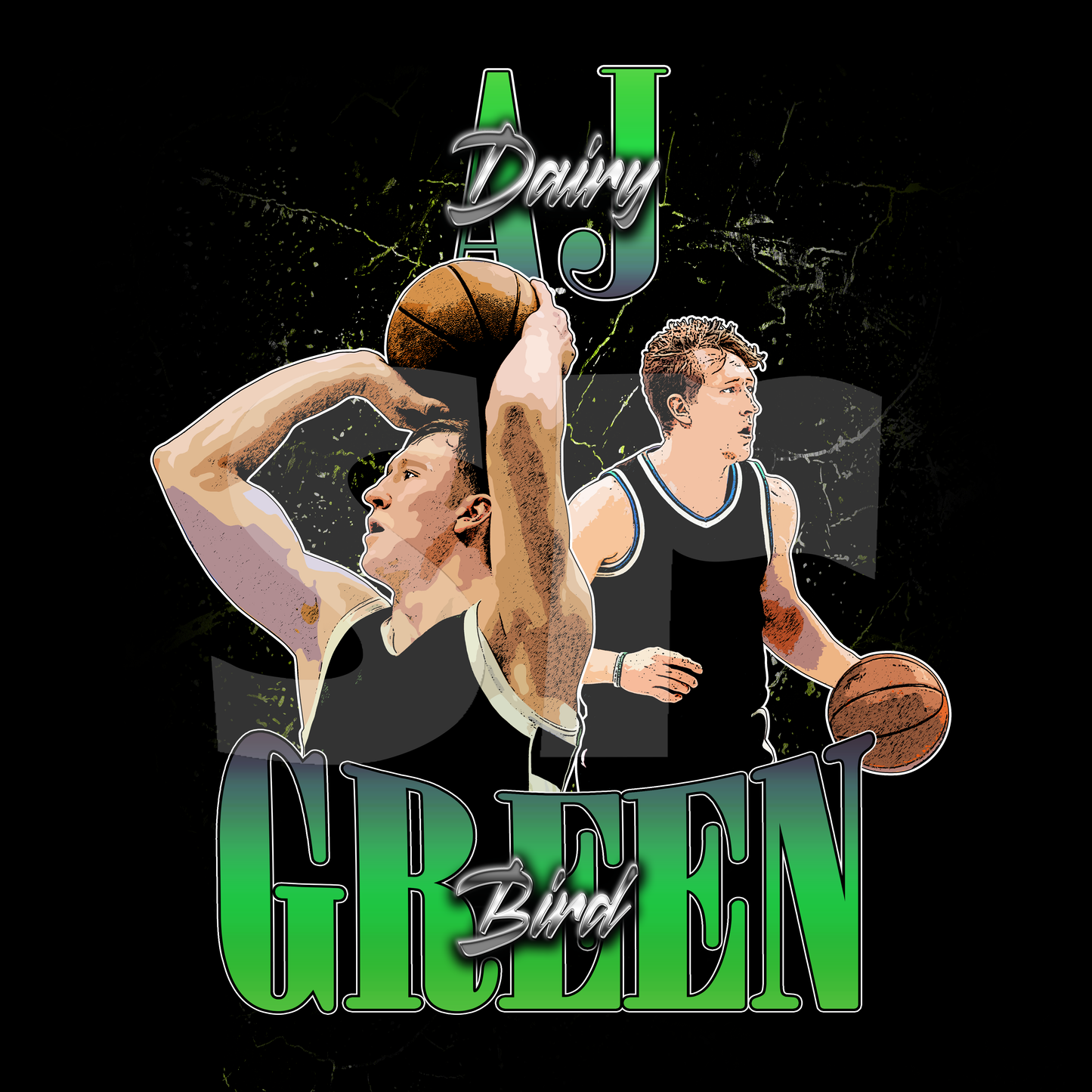 AJ Green Throwback Style Wall Flag