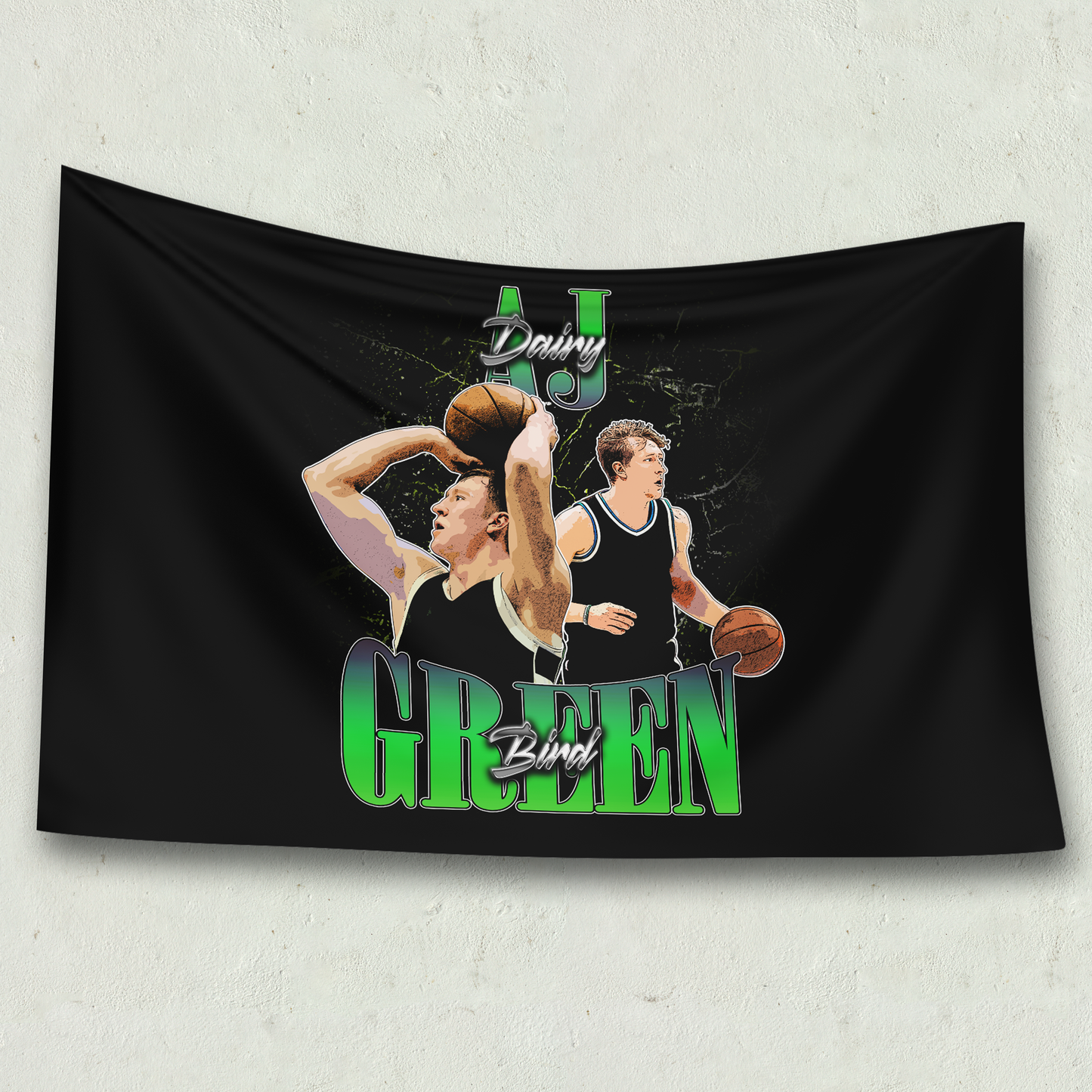 AJ Green Throwback Style Wall Flag
