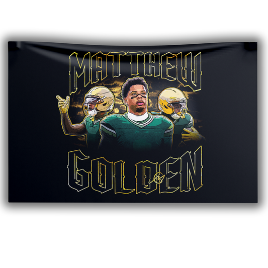 Matthew Golden Vintage Wall Flag