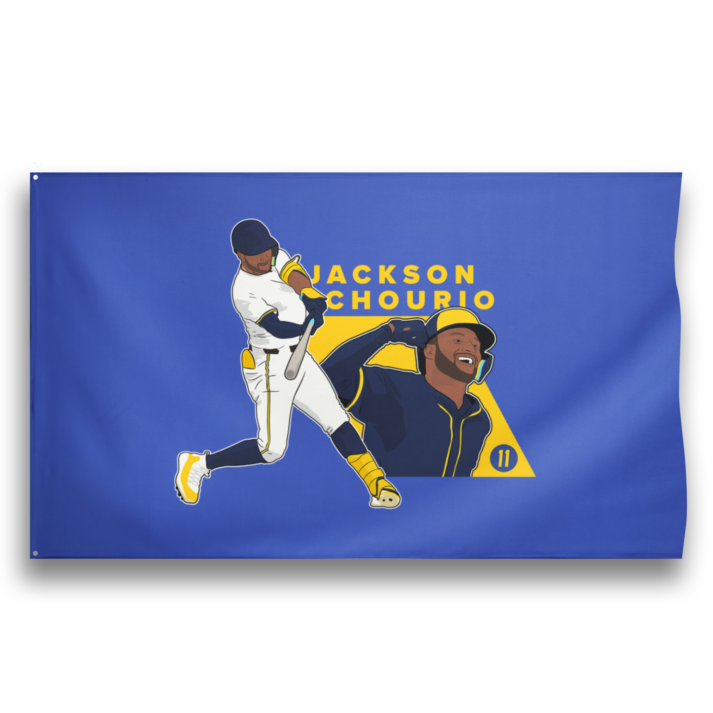 Jackson Chourio Wall Flag