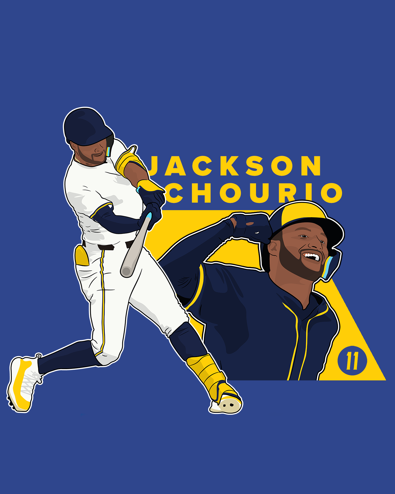 Jackson Chourio Wall Flag
